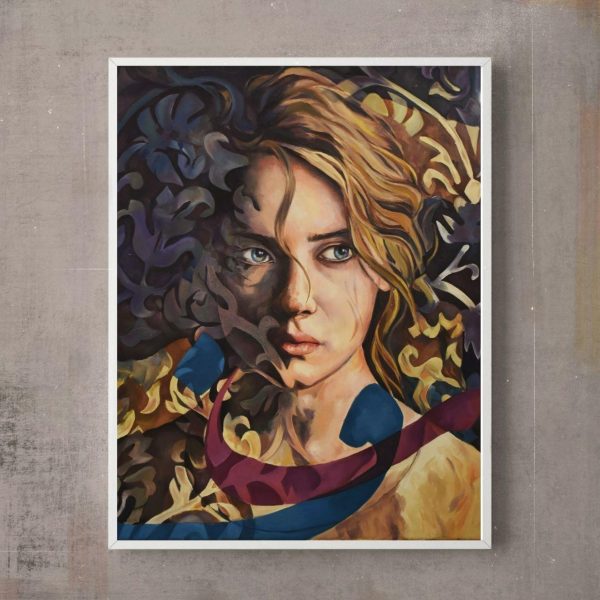 تابلو رنگ روغن پرتره