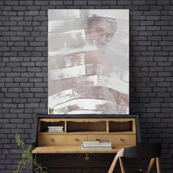 تابلو بوم میکس مدیا هنری مدرن