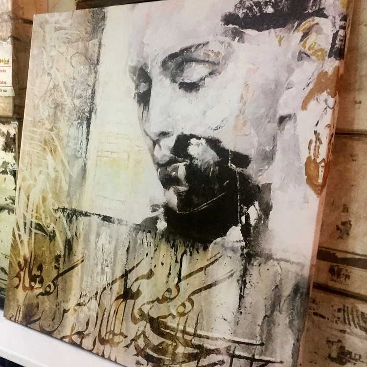 1684512082_8690 تابلو بوم میکس مدیا، چهره ای محو - Image 1