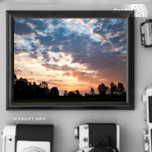 آسمان پاییزی چشم اندازهای طبیعت ایران