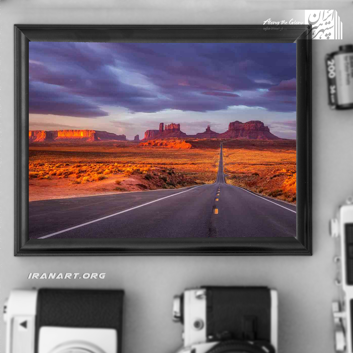 قطعه-عکس-جاده-ایالتی-آریزونا-آمریکا1 قطعه عکس جاده ایالتی آریزونا آمریکا - Image 1