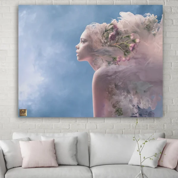 تابلو بوم نقاشیخط هنری، دیده دریا کُنَم و صبر به صحرا فِکَنَم