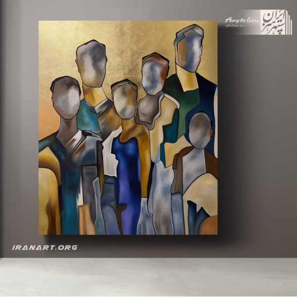 تابلو نقاشی رنگ روغن «ابهام»